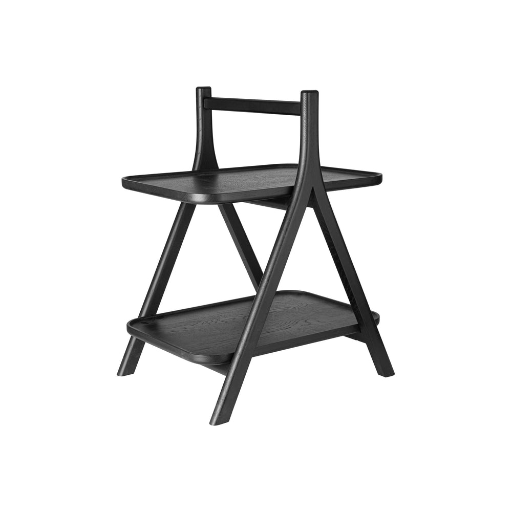 ETA Oak Side Table with Shelve