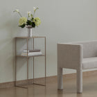 Fera Pedestal Table with Shelf