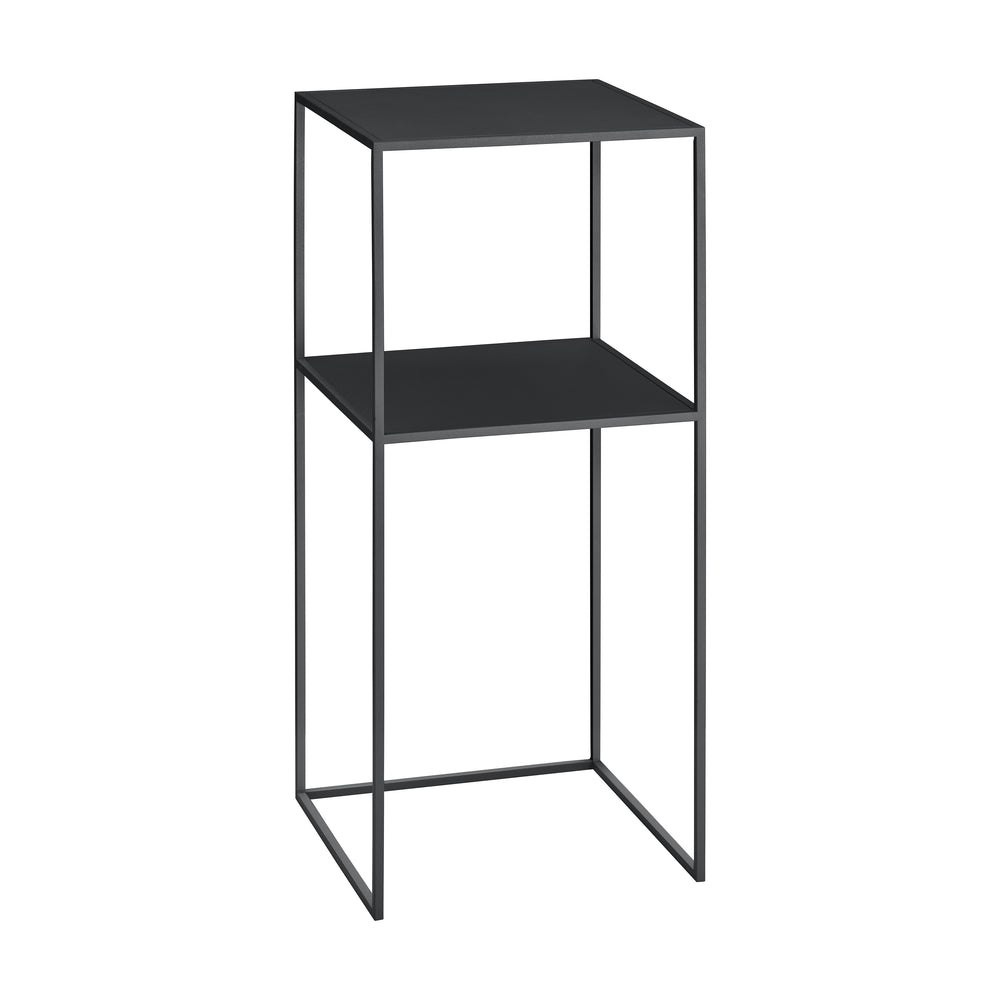 Fera Pedestal Table with Shelf