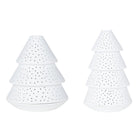 Fir Tree Candle Holder Set