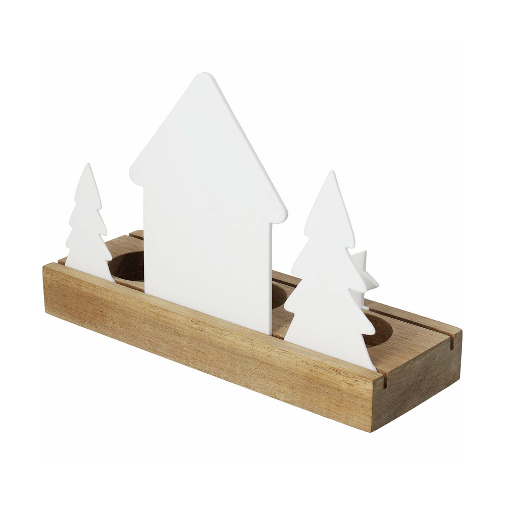 Holiday Gingerbread Tealight Holder Set