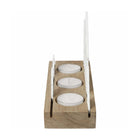 Holiday Gingerbread Tealight Holder Set