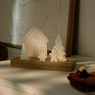 Holiday Gingerbread Tealight Holder Set
