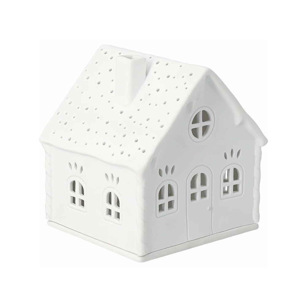 Holiday Village House Tealight Holder