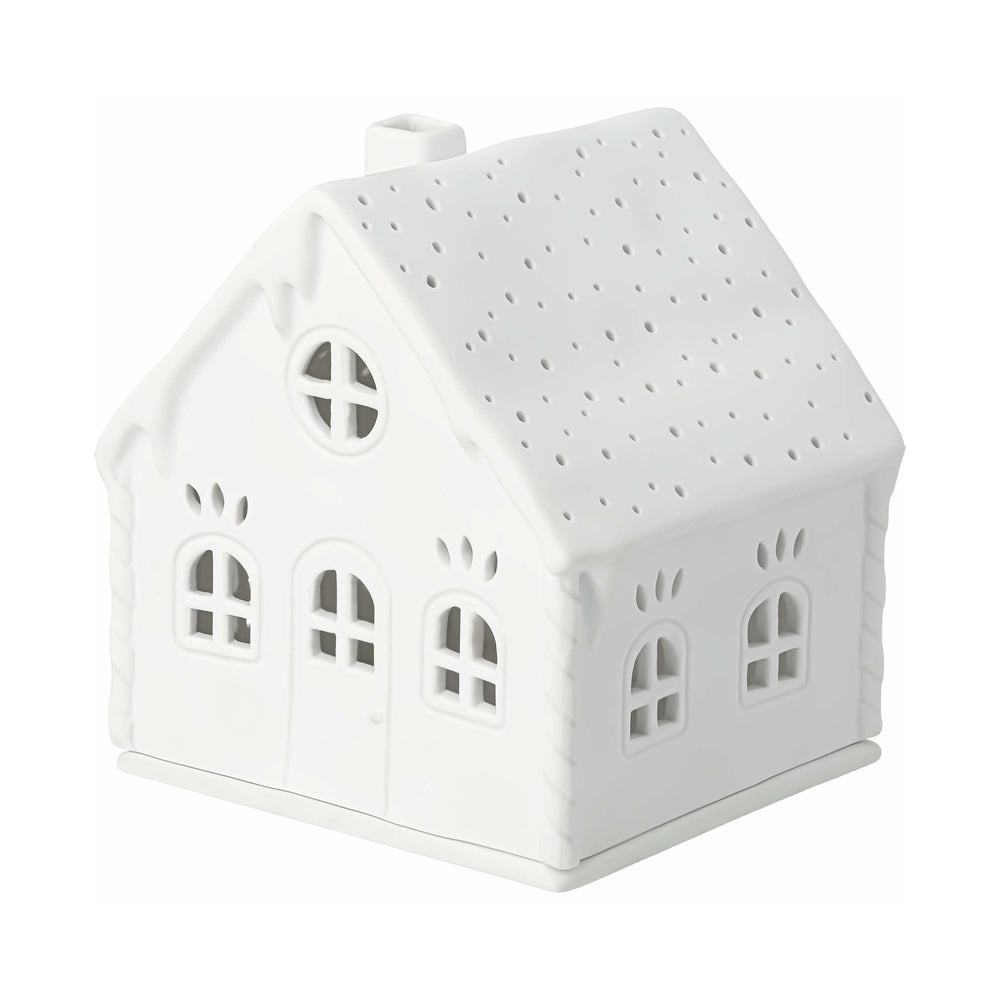 Holiday Village House Tealight Holder