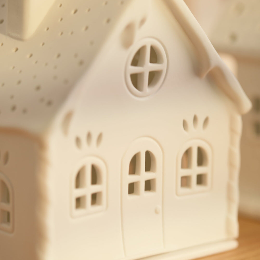 Holiday Village House Tealight Holder