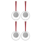 Kitai Ornament with Ring (Set of 4)