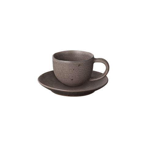 Kumi Stoneware Espresso Cup with Saucer (Set of 4)