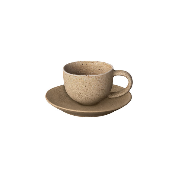 Kumi Stoneware Espresso Cup with Saucer (Set of 4)