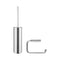Modo Bathroom Accessory Set  option Brushed Stainless Steel