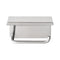 Modo Toilet Paper Holder with Tray  option Brushed Stainless Steel
