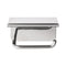 Modo Toilet Paper Holder with Tray  option Polished Stainless Steel