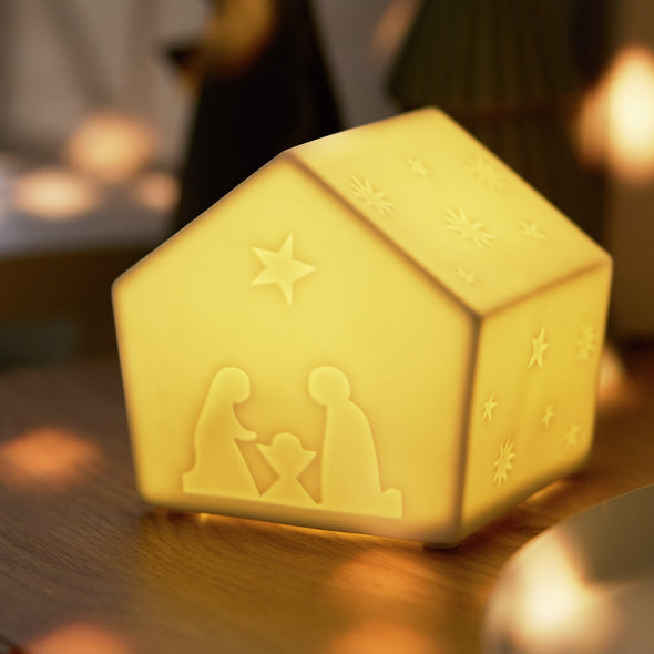 Nativity House LED Christmas Accent Lamp