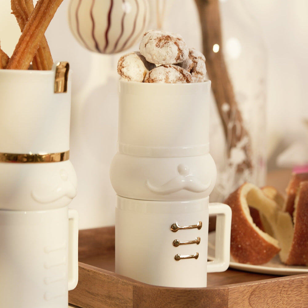 Nutcracker Mug and Treat Tower Set