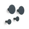 Ponto Wall Hook (Set of 4)  option Gunmetal