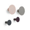 Ponto Wall Hook (Set of 4)  option Rose Dust/Elephant Skin/Winetasting/Gunmetal