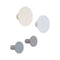 Ponto Wall Hook (Set of 4)  option Warm Grey/Tradewinds/Micro Chip/Moonbeam