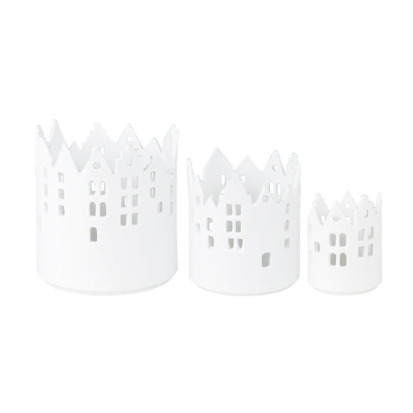 Rader City Light Cityscape Candle Holder (Set of 3)