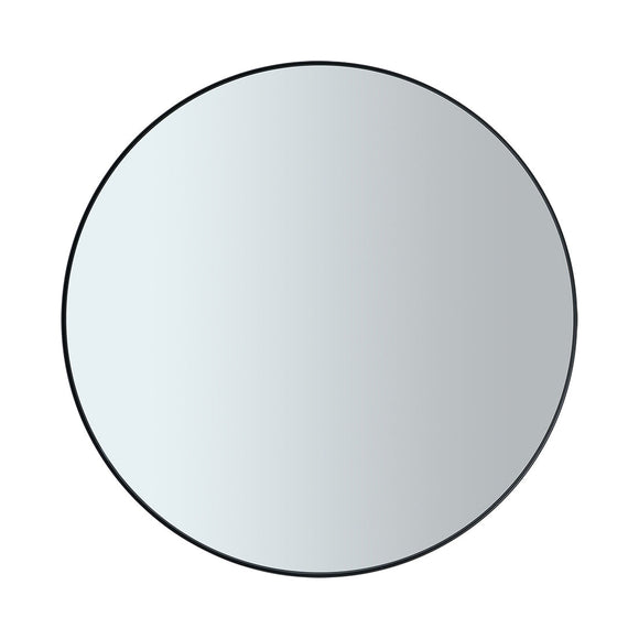 Rim Round Accent Mirror  Black / Large: 31.5 in diameter Rim Round Accent Mirror OPEN BOX