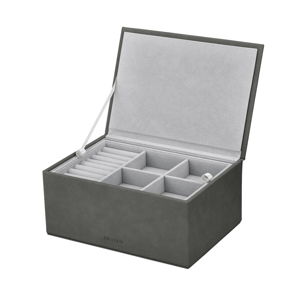 Sahla Faux Suede Large Jewelry Box