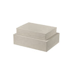 Sahla Faux Suede Storage Box (Set of 2)
