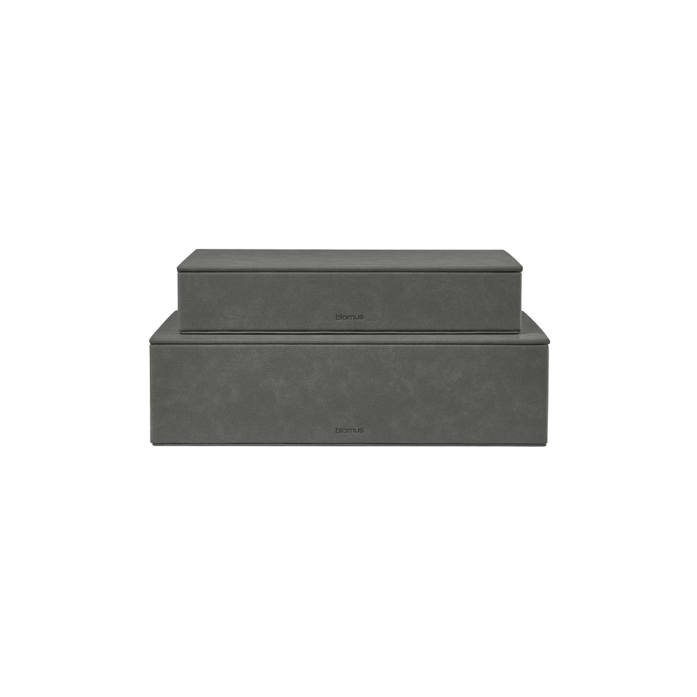 Sahla Faux Suede Storage Box (Set of 2)