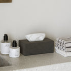 Sahla Faux Suede Tissue Box