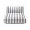 Stay Outdoor Daybed  option Elephant Skin / Lily White