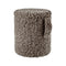 Teddy Pouf with Storage  option Espresso