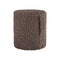 Teddy Upholstered Pouf  option Espresso