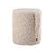 Teddy Upholstered Pouf  option Moonbeam