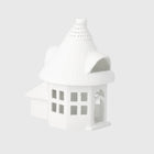Thatched Roof Houses and Figurines Set