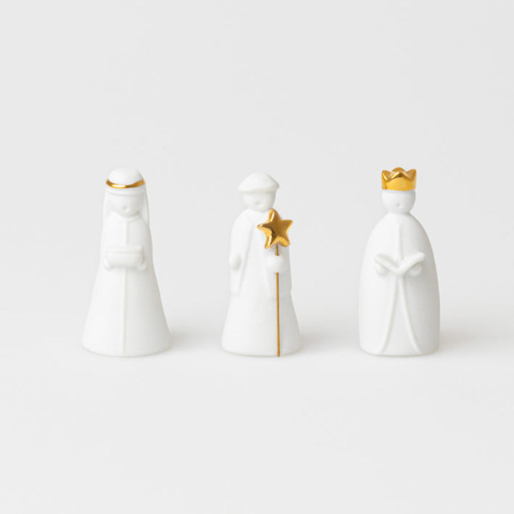 Thatched Roof Houses and Figurines Set