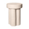 Toru Stool/Side Table  option Off White