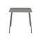 Yua Outdoor Square Bistro Table  option Granite Grey