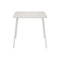 Yua Outdoor Square Bistro Table  option Silk Grey