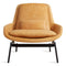 Field Lounge Chair  option Camel Leather / Oblivion