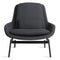 Field Lounge Chair  option Maharam Meld in Panda / Oblivion