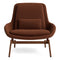 Field Lounge Chair  option Maharam Mode in Pathway / Rust