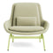 Field Lounge Chair  option Maharam Mode in Yucca / Celery