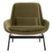 Field Lounge Chair  option Moss Velvet / Oblivion