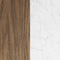 4/4 Side Table  option Walnut / Marble
