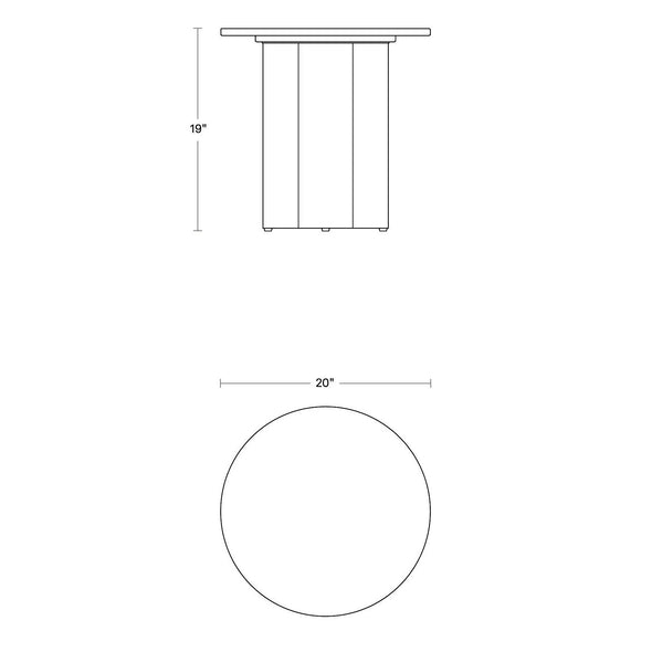 4/4 Side Table