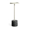 Chit Chat Small Side Table  option Putty / Black Marble