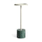 Chit Chat Small Side Table  option Putty / Green Marble