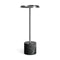 Chit Chat Small Side Table  option Stainless / Black Marble