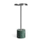 Chit Chat Small Side Table  option Stainless / Green Marble