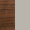 Dang Long and Low Media Console  option Walnut / Putty Grey