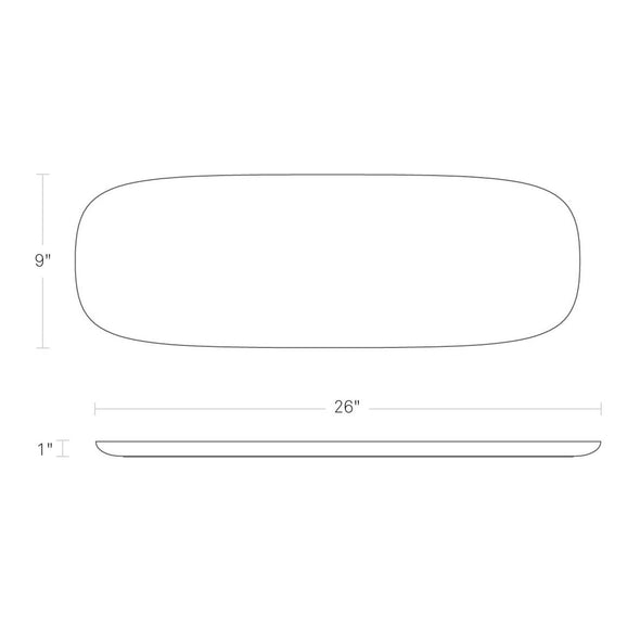 Delicious Long Marble Tray