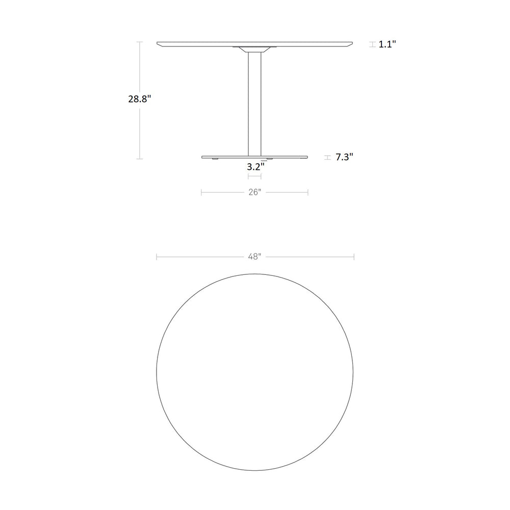Easy Round Dining Table
